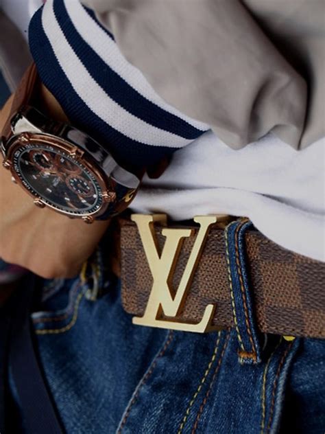 lv belt mens|louis vuitton belt outfit men.